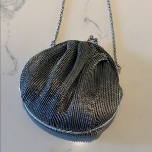 Silver metallic Satchel Never been Used